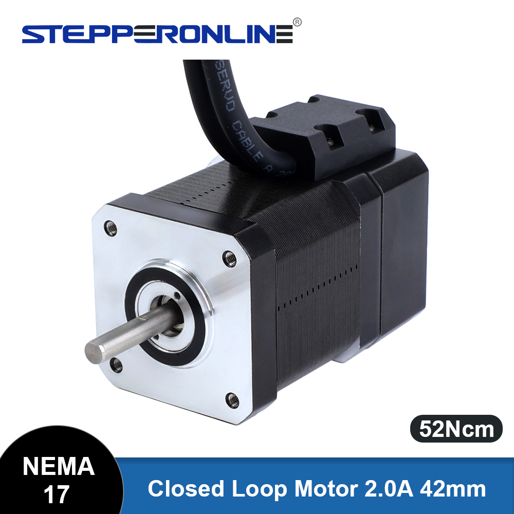 Closed Loop Stepper Motor Nema 17 - STEPPERONLINE Nema 17 Closed Loop Stepper