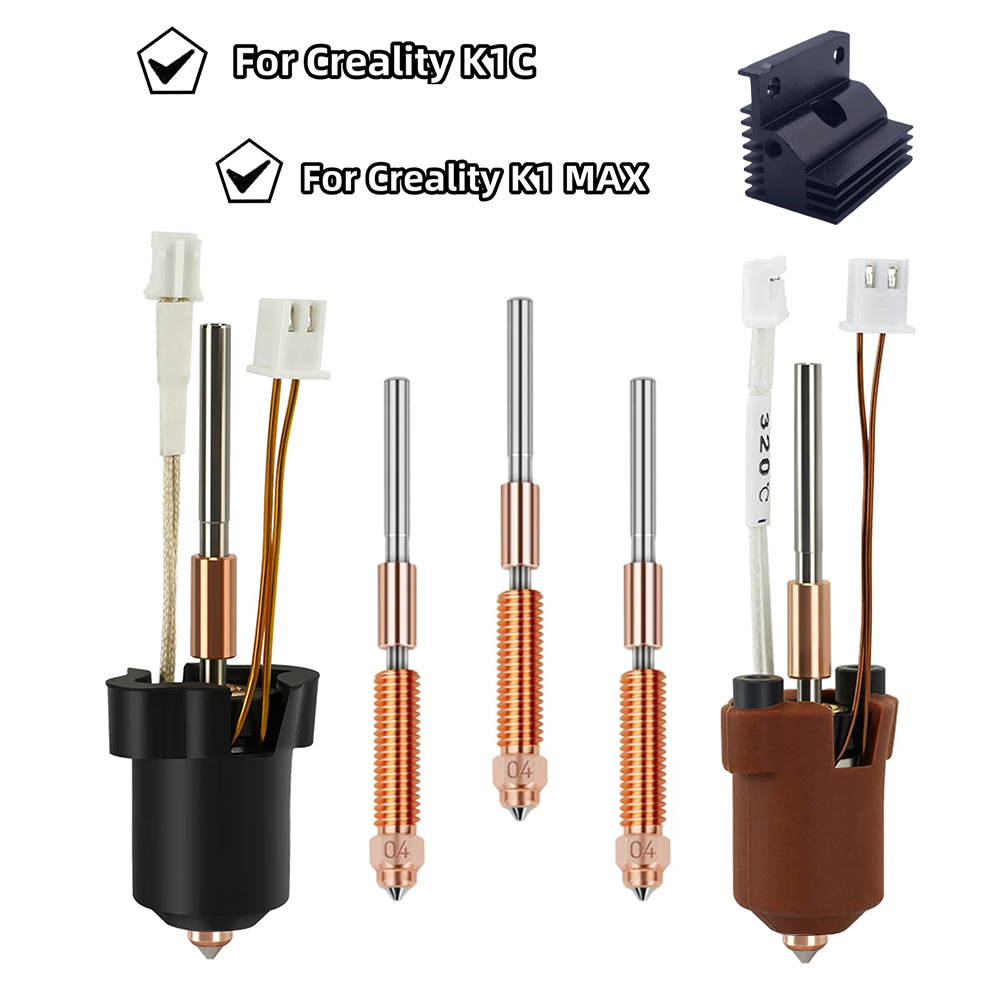 For Creality K1/K1C/K1 Max Hot - High Flow Ceramic Hotend 评论和价格