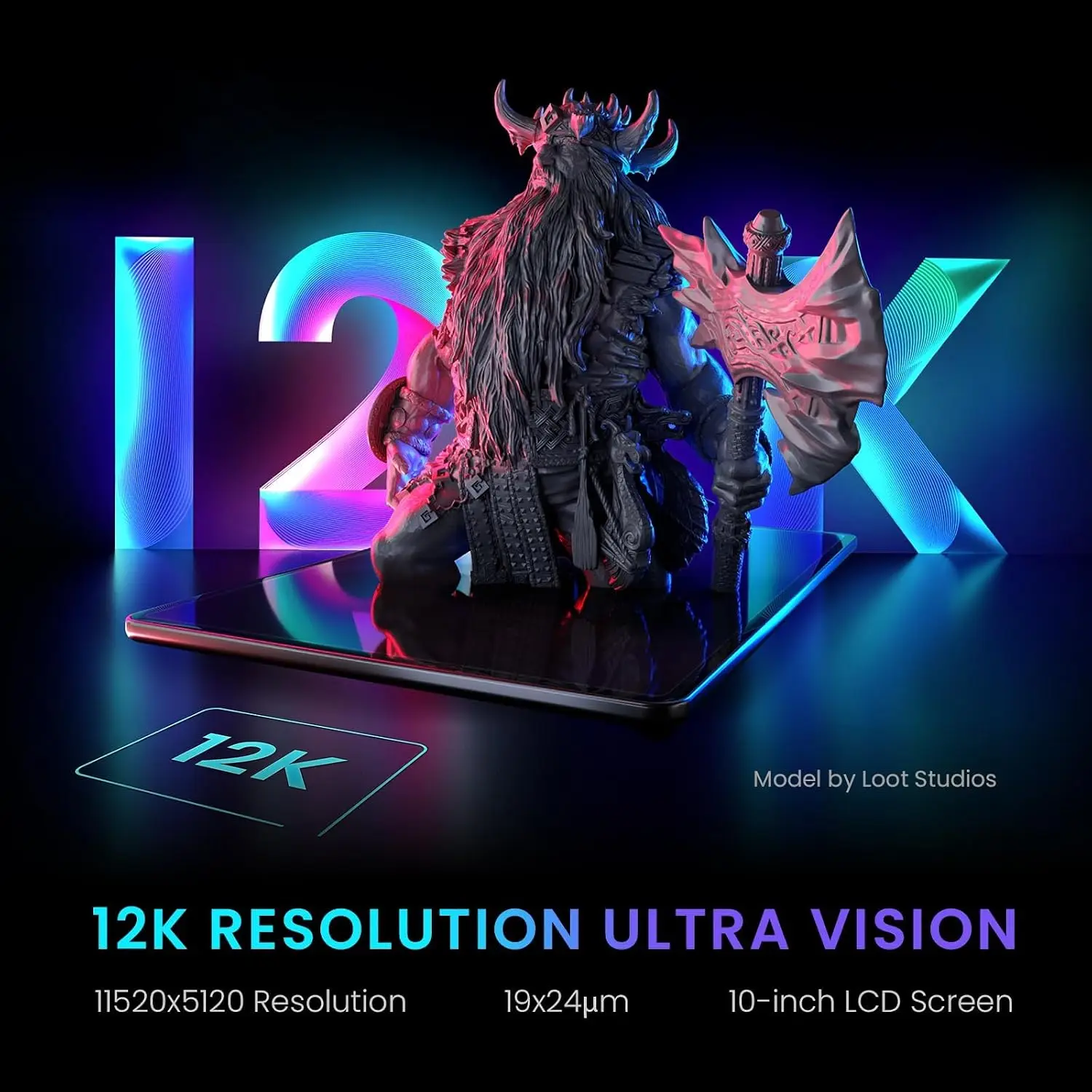 Saturn 3 MSLA 12K 3D Printer | - 12K Monochrome Lcd Resin 3D Printer 评论和价格