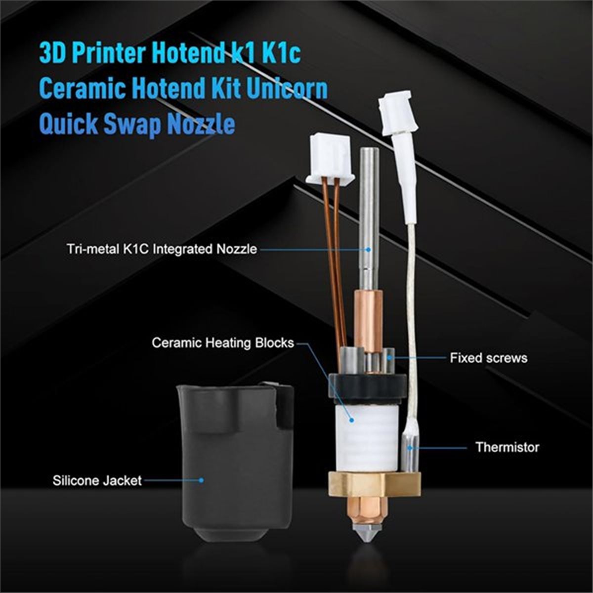 L70A For Creality K1C/K1MAX Ho - High Flow Ceramic Hotend 评论和价格