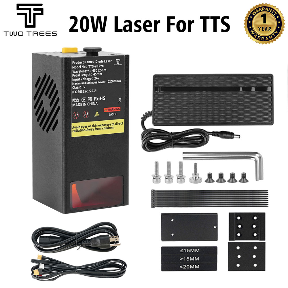 TWOTREES 20W Laser Module For  - 20W Laser Engraver Module Upgrade 评论和价格